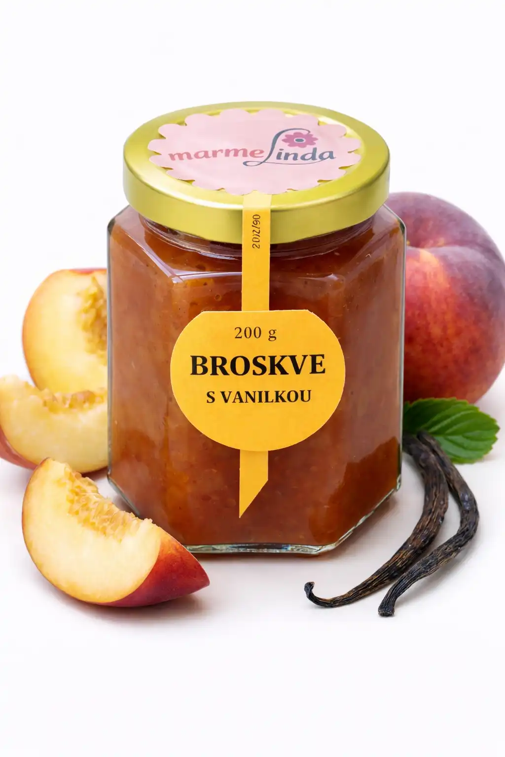 Broskvový džem s vanilkou Marmelinda
