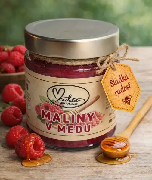 Maliny v medu 240 g
