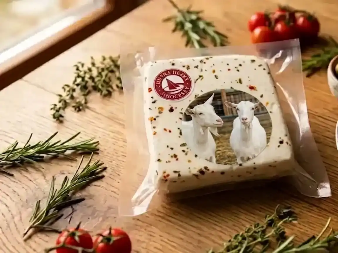 Kozí sýr s italským kořením 150 g