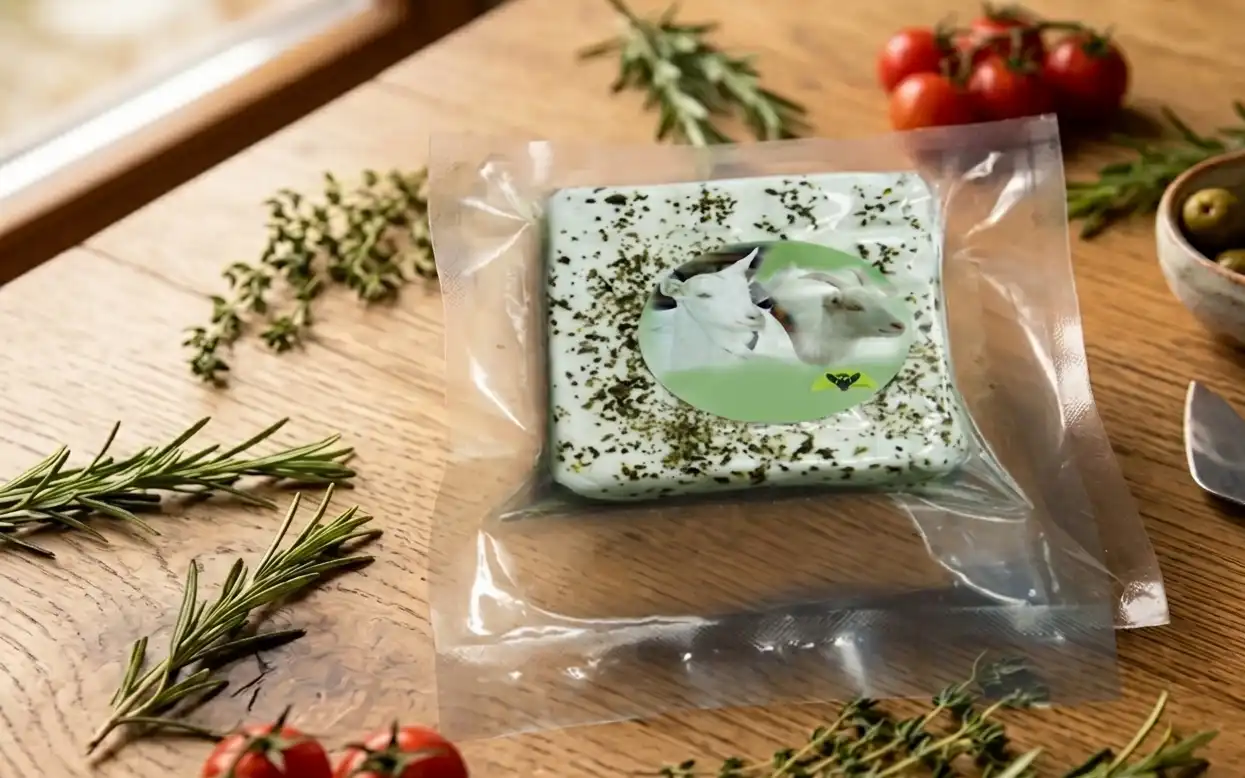 Kozí sýr s bazalkou 150 g